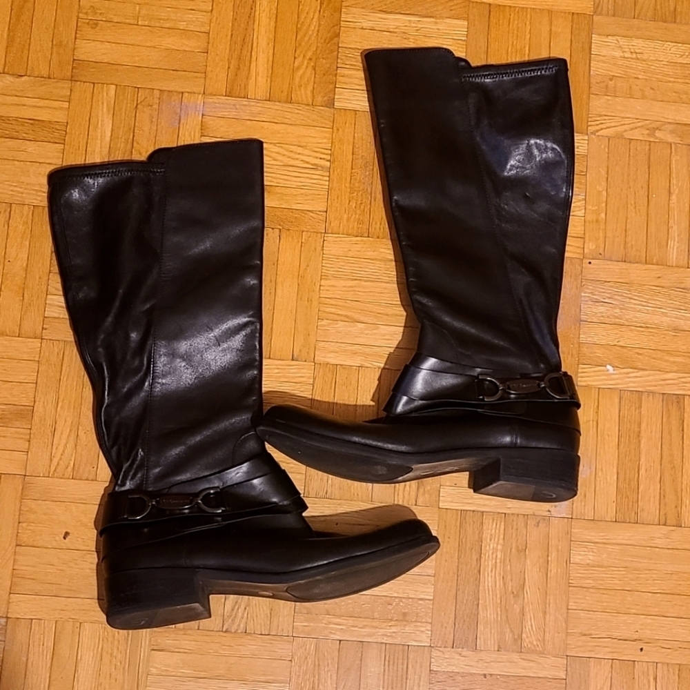 Black Leather BCBG Boots size 10